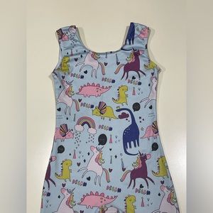 Dinosaur and unicorn leotard size 130 (6)